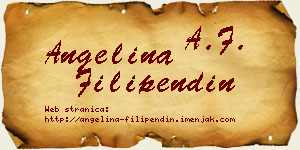 Angelina Filipendin vizit kartica
